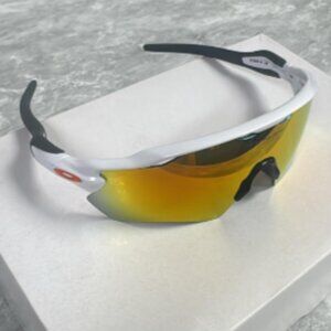 NEW | OAKLEY | RADAR EV PATH | 9208 - 16 | 38 | POLISHED WHITE | FIRE IRIDIUM